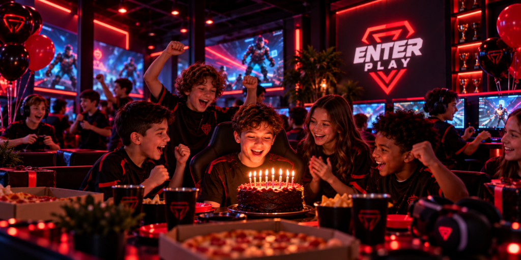 Birthday gaming event at EnterPlay in Mas'ade, Golan Heights